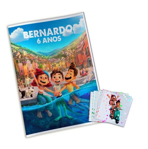 Álbum de Figurinhas Metalizadas Luca