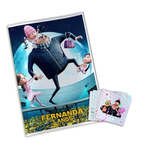 Álbum de Figurinhas Metalizadas Meu Malvado Favorito