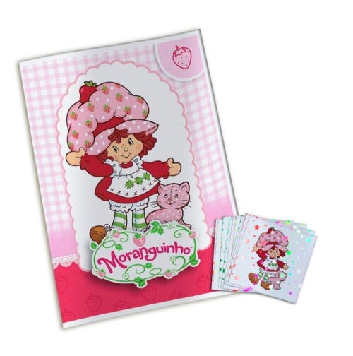 Álbum de Figurinhas Metalizadas Moranguinho