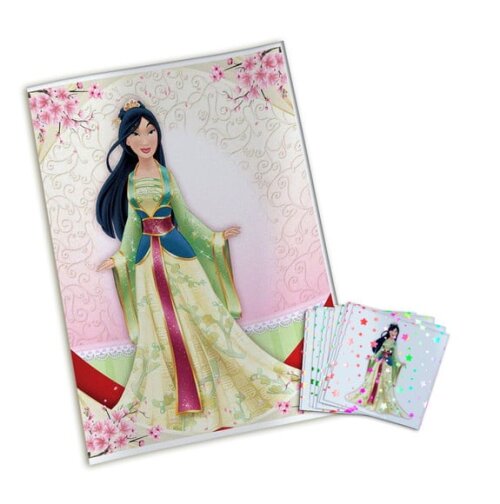 Álbum de Figurinhas Metalizadas Mulan
