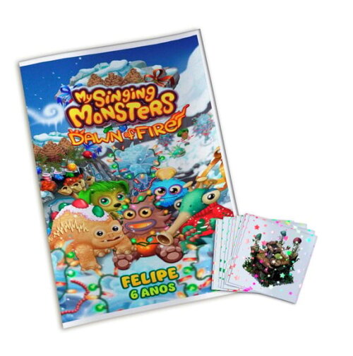 Álbum de Figurinhas Metalizadas My Singing Monsters