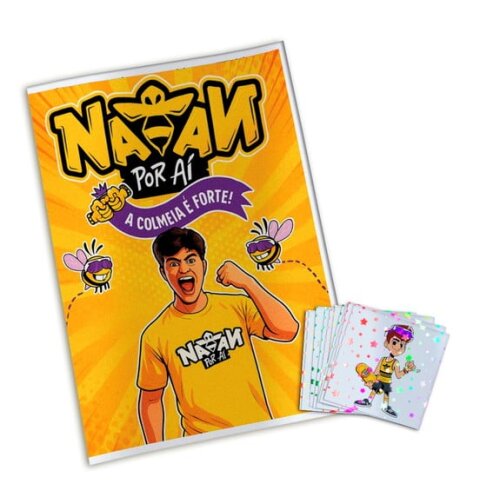 Álbum de Figurinhas Metalizadas Natan Por Aí