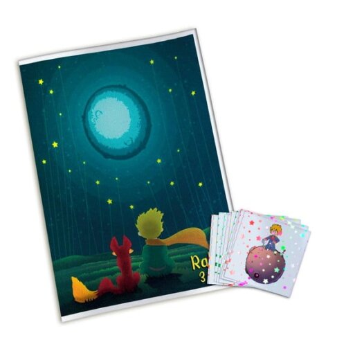 Álbum de Figurinhas Metalizadas o Pequeno Príncipe