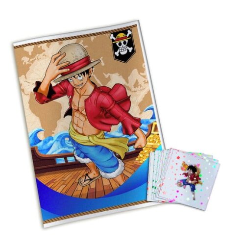 Álbum de Figurinhas Metalizadas One Piece
