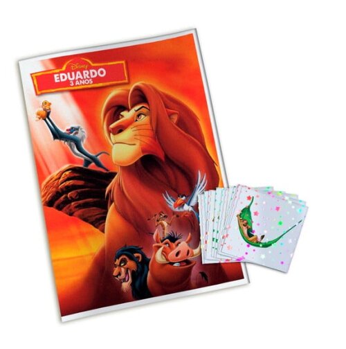 Álbum de Figurinhas Metalizadas o Rei Leão