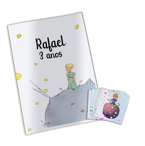 Álbum de Figurinhas Metalizadas o Pequeno Príncipe
