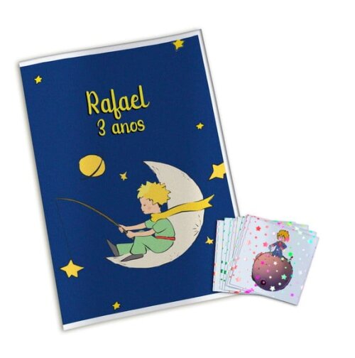 Álbum de Figurinhas Metalizadas o Pequeno Príncipe