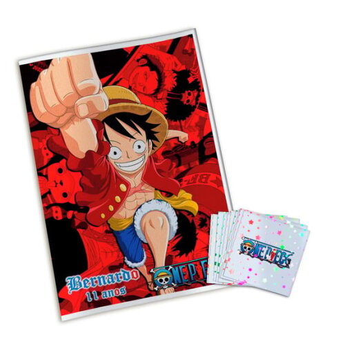 Álbum de Figurinhas Metalizadas One Piece