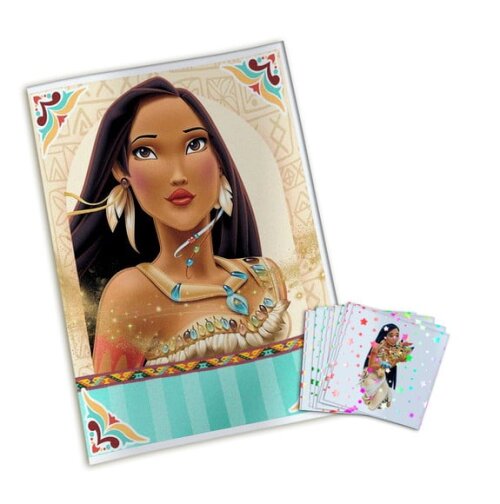 Álbum de Figurinhas Metalizadas Pocahontas