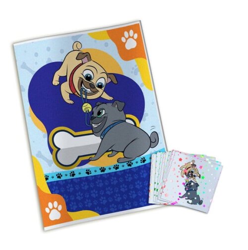 Álbum de Figurinhas Metalizadas Puppy Dog