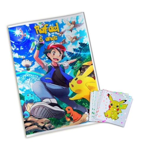Álbum de Figurinhas Metalizadas Pokémon