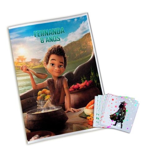 Álbum de Figurinhas Metalizadas Raya e o Último Dragão
