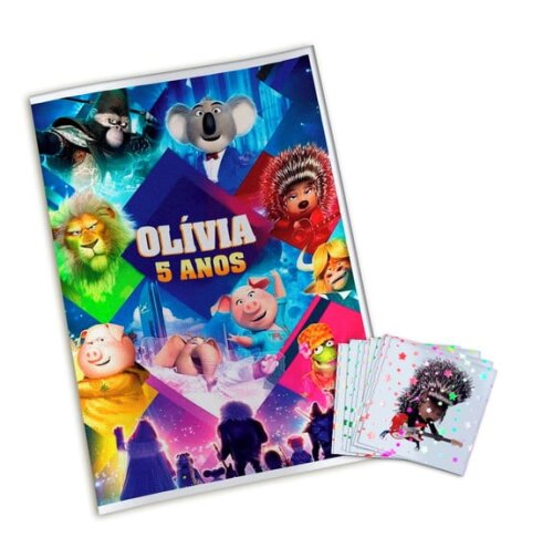 Álbum de Figurinhas Metalizadas Sing 2