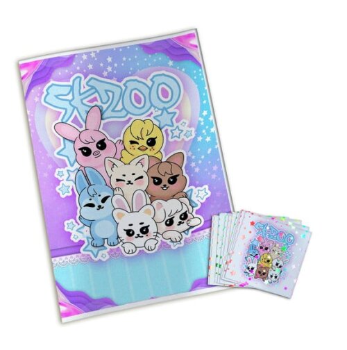Álbum de Figurinhas Metalizadas Skzoo