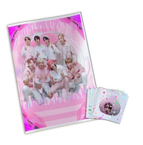 Álbum de Figurinhas Metalizadas Stray Kids