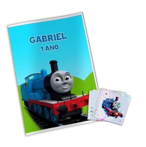 Álbum de Figurinhas Metalizadas Thomas e Seus Amigos