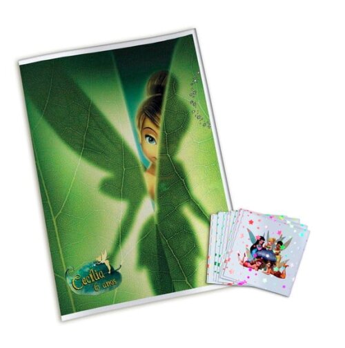 Álbum de Figurinhas Metalizadas Tinker Bell