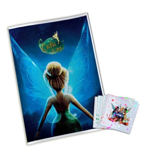 Álbum de Figurinhas Metalizadas Tinker Bell