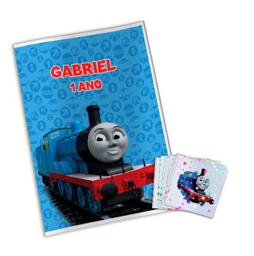 Álbum de Figurinhas Metalizadas Thomas e Seus Amigos