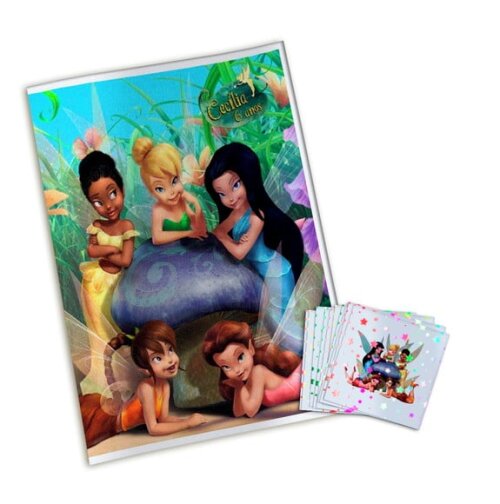 Álbum de Figurinhas Metalizadas Tinker Bell