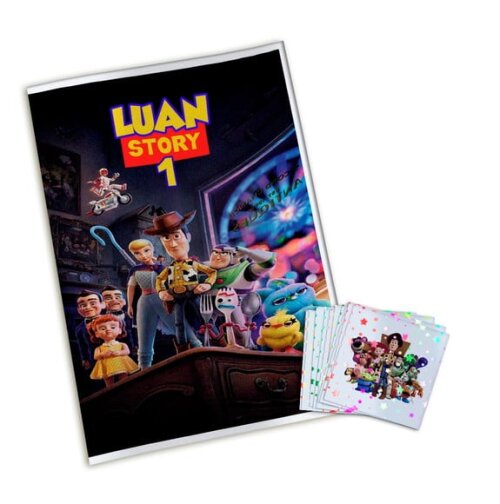 Álbum de Figurinhas Metalizadas Toy Story