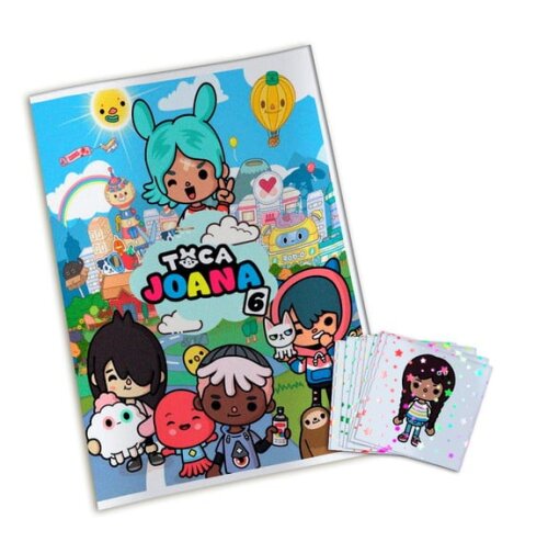 Álbum de Figurinhas Metalizadas Toca Life World Toca Boca