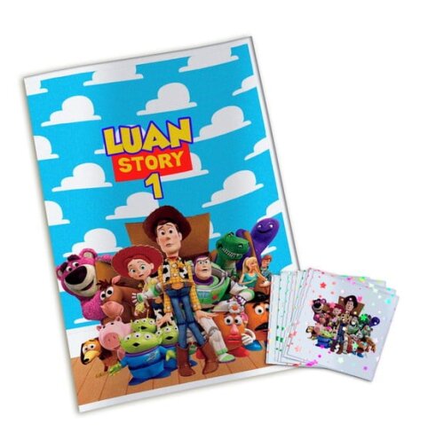 Álbum de Figurinhas Metalizadas Toy Story