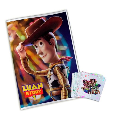 Álbum de Figurinhas Metalizadas Toy Story