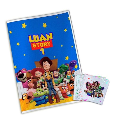 Álbum de Figurinhas Metalizadas Toy Story