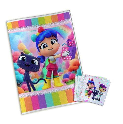 Álbum de Figurinhas Metalizadas Vera e o Reino do Arco Íris
