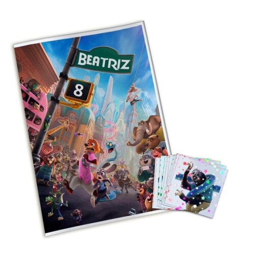 Álbum de Figurinhas Metalizadas Zootopia 2