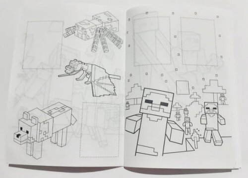 Álbum de Figurinhas Minecraft