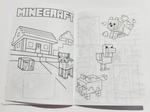 Álbum de Figurinhas Minecraft