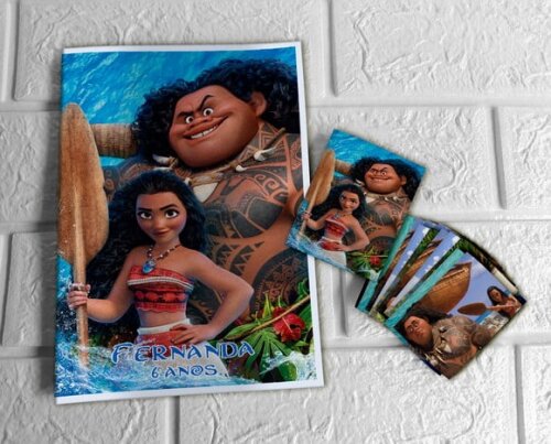 Álbum de Figurinhas Moana