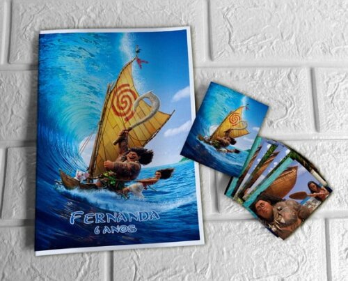 Álbum de Figurinhas Moana