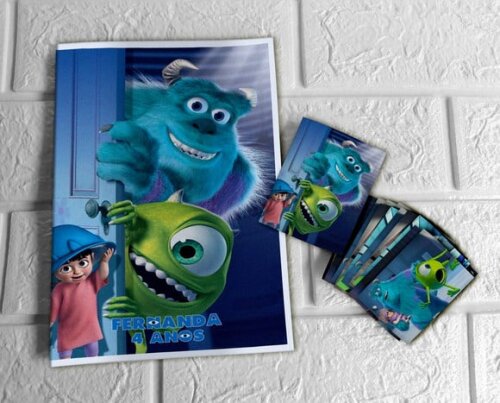 Álbum de Figurinhas Monstros Sa