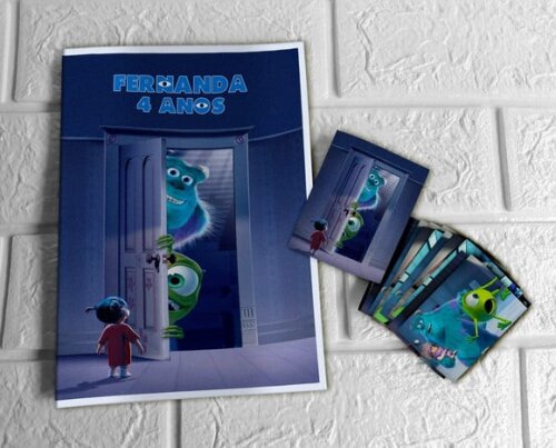 Álbum de Figurinhas Monstros Sa