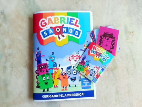 Álbum de Figurinhas Numberblocks