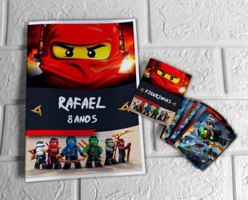 Álbum de Figurinhas Ninjago