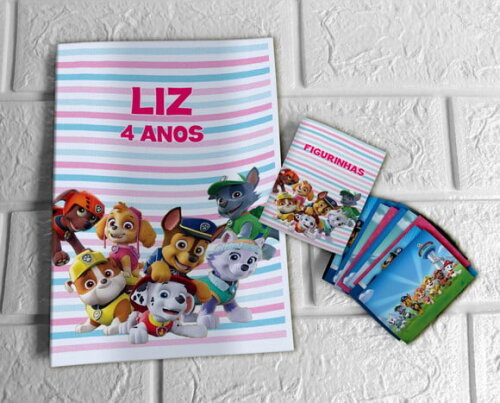 Álbum de Figurinhas Patrulha Canina