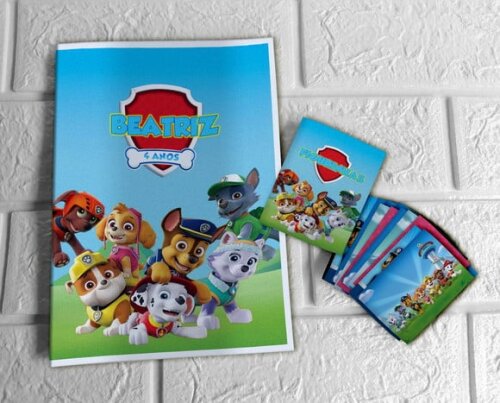 Álbum de Figurinhas Patrulha Canina