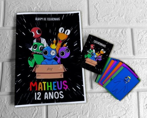 Álbum de Figurinhas Rainbow Friends
