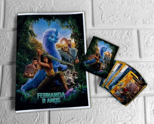 Álbum de Figurinhas Raya e o Último Dragão