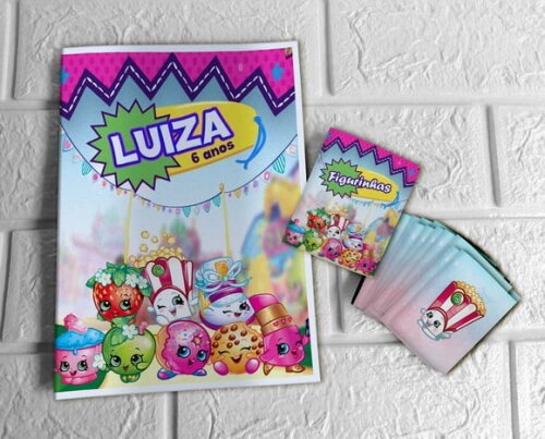 Álbum de Figurinhas Shopkins