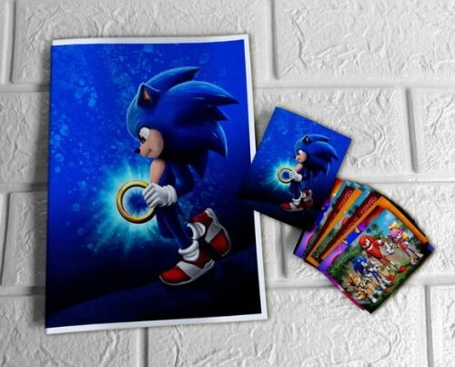 Álbum de Figurinhas Sonic