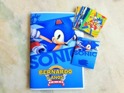 Álbum de Figurinhas Sonic