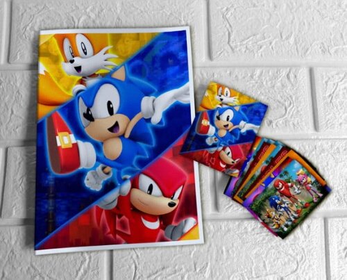 Álbum de Figurinhas Sonic