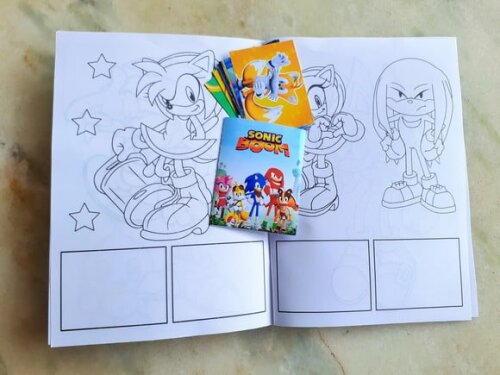 Álbum de Figurinhas Sonic Boom