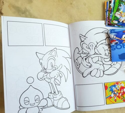 Álbum de Figurinhas Sonic