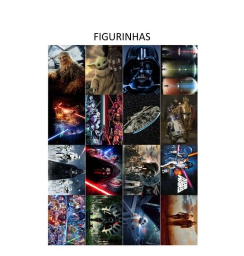Álbum de Figurinhas Star Wars